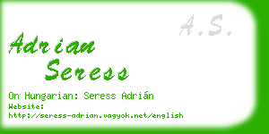 adrian seress business card